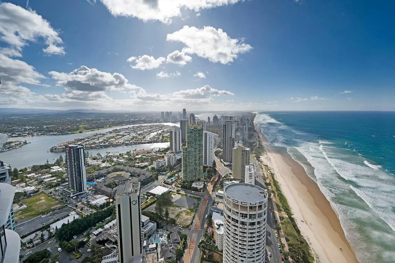 Sea View Beachfront Apartment In Surfers Gold Coast Ausztrália